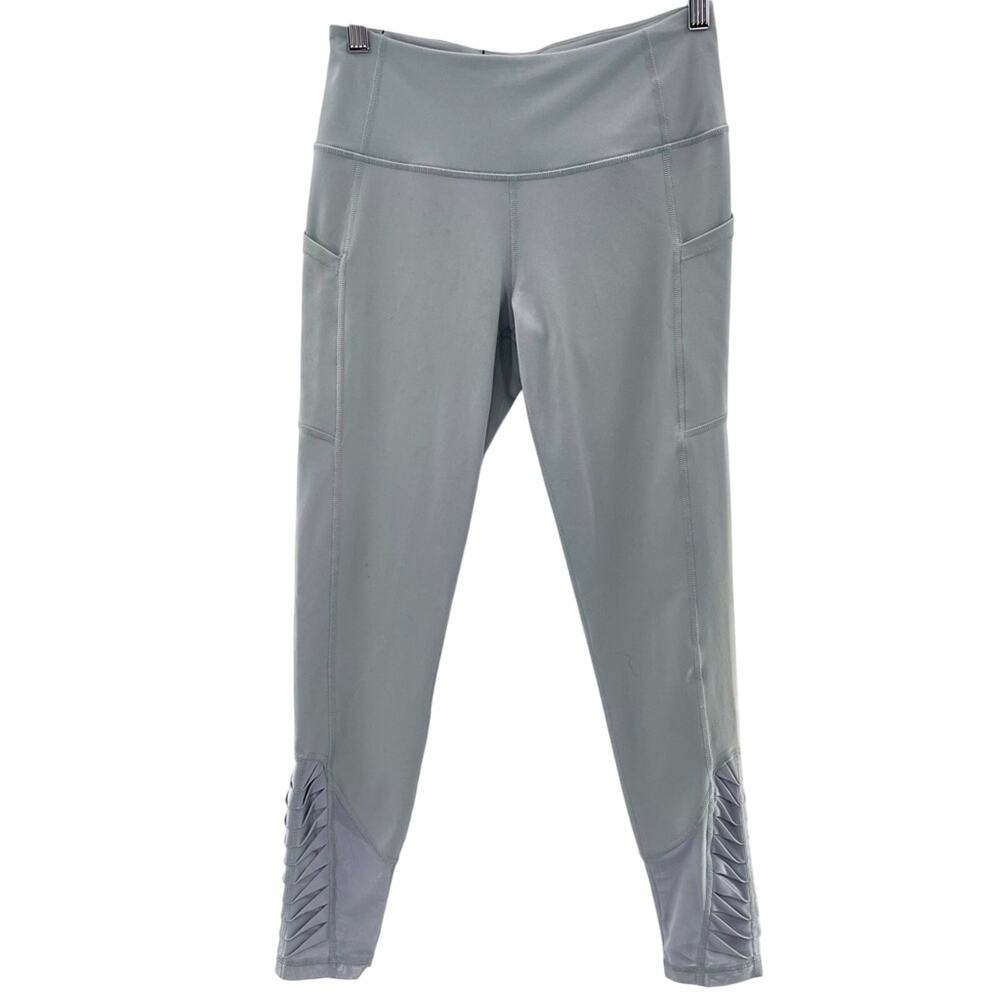 Victoria’s Secret Knockout Sporty Gray High Waisted Leggings Pockets Size Small